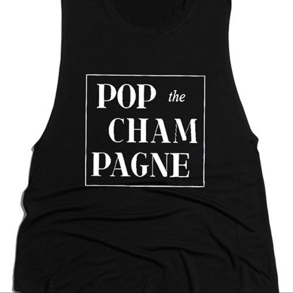 1 LEFT-SALE‼️ Pop the Champagne Tank - Picture 7 of 7